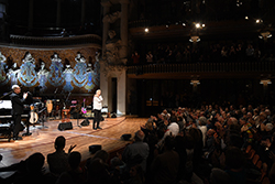 Joan Isaac al Palau de la Música de Barcelona amb amics (28/11/2023) 